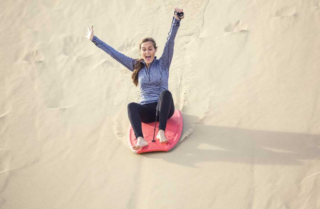 Buggy rides with sandboarding