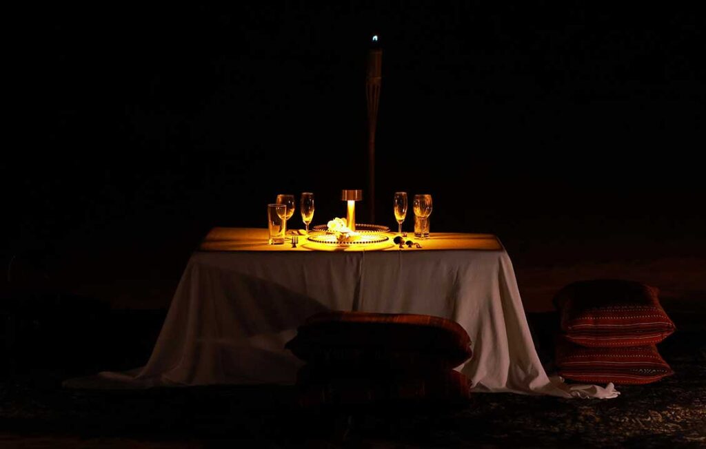Quad bike with private dinner in Dubai