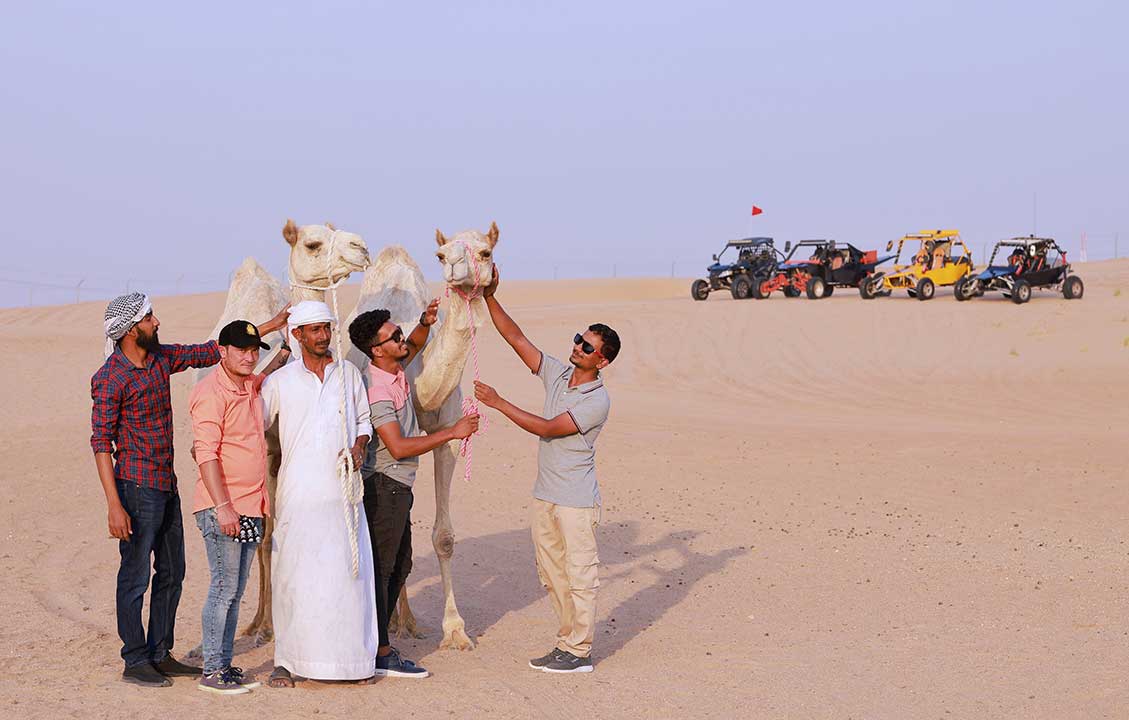 Quad biking and camel riding in Dubai